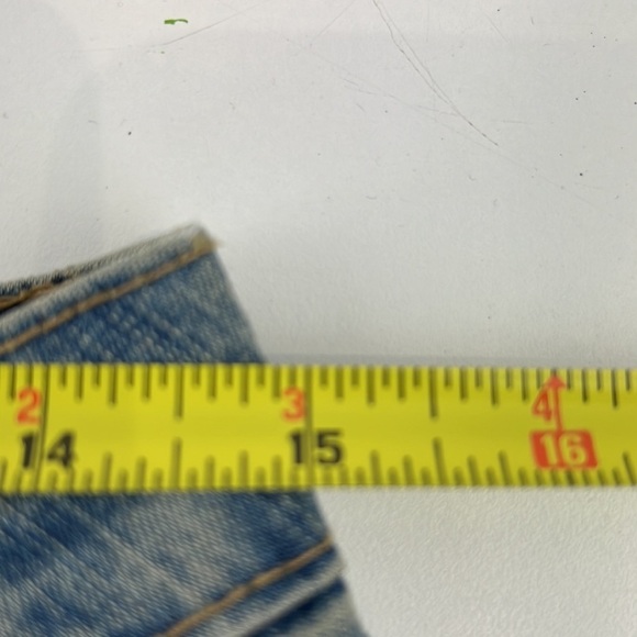 Angels light wash  cuffed capris size - Picture 7 of 11